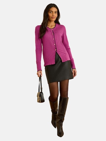 love & roses - Cárdigan en rosa: frente