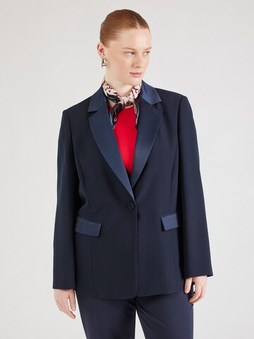 Blazer 'MANDARE' di Persona by Marina Rinaldi in blu: frontale