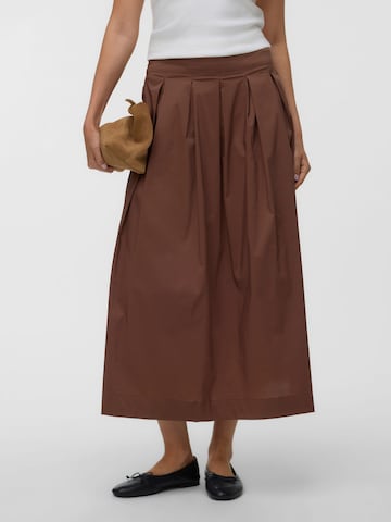 VERO MODA - Falda 'VMLotus' en marrón: frente