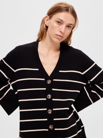 SELECTED FEMME Knit cardigan in Black
