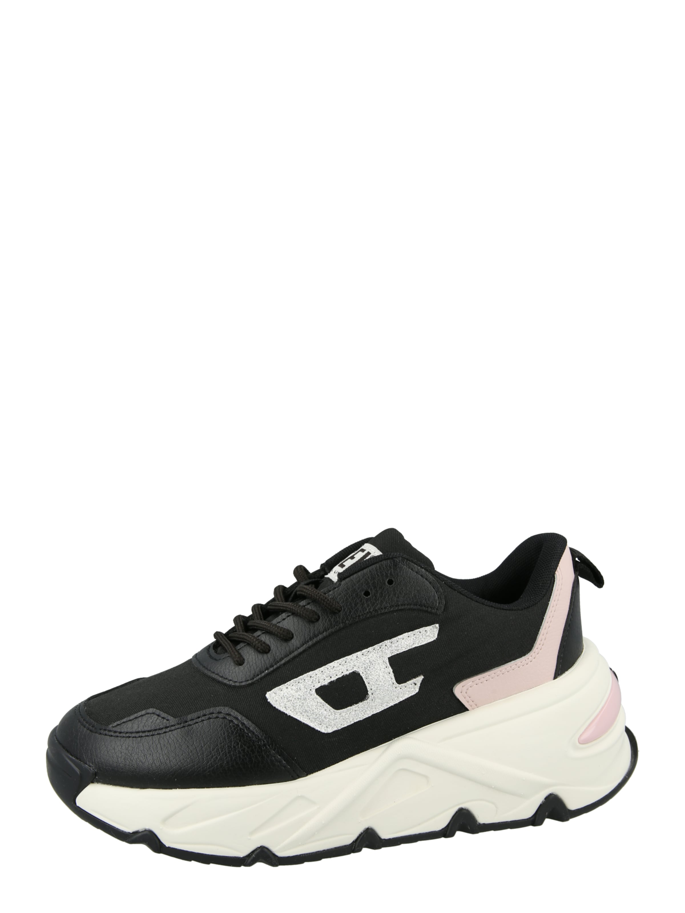 Baskets basses 'S-SAVANNAH TULU' DIESEL en noir : devant