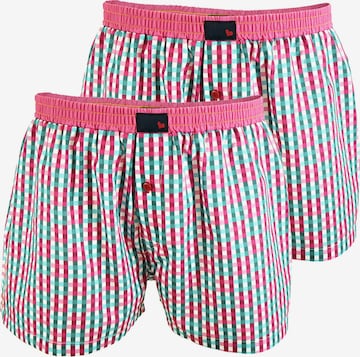 UNABUX Boxershorts 'Flying Falcon' in Pink: Vorderseite