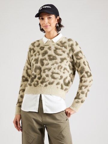 Pull-over 'VMJUNGLE' VERO MODA en marron : devant