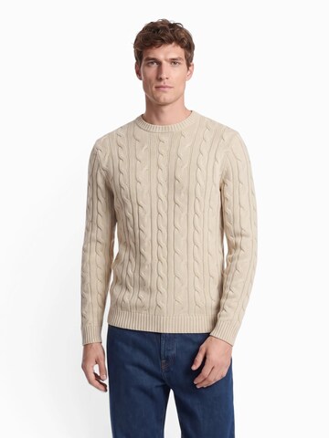 Only & Sons Pullover 'ONSKIM' in Beige: Vorderseite
