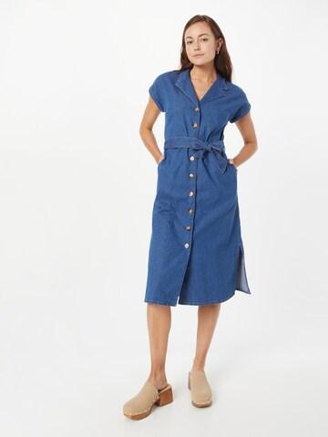 King Louie Shirt dress 'Irene' in Blue: front