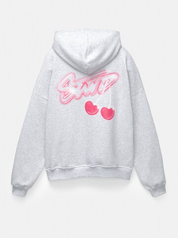 Pull&Bear Sweatshirt 'STWD' in Grijs