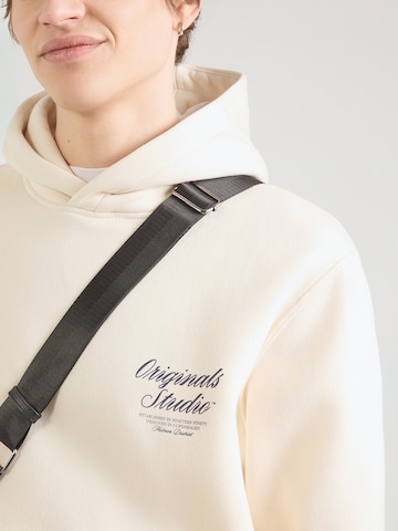 JACK & JONES Mikina 'JWHNORREBRO' – bílá