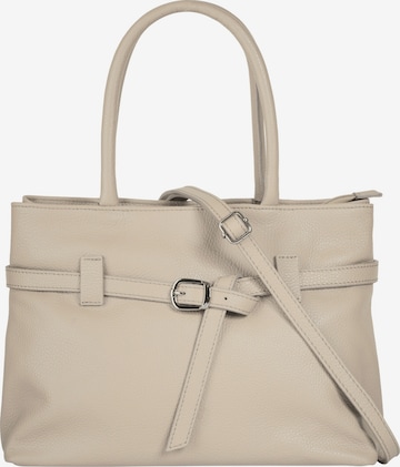 Cluty Handbag in Beige: front
