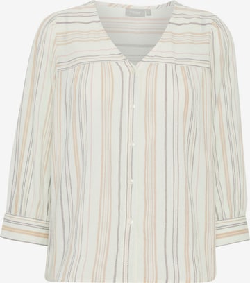 Chemisier 'Nadu' Fransa en beige : devant