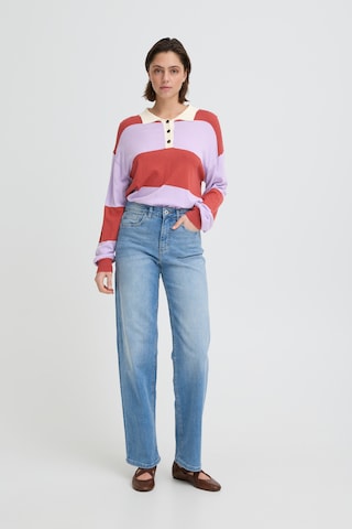 ICHI Pullover 'IHBOSTON' in Lila