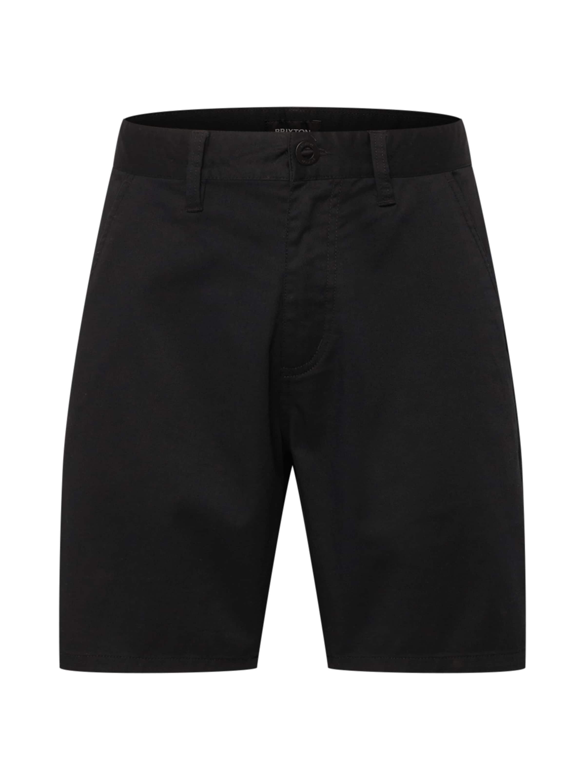 Brixton Regular Chino Pants 'CHOICE' in Black: front