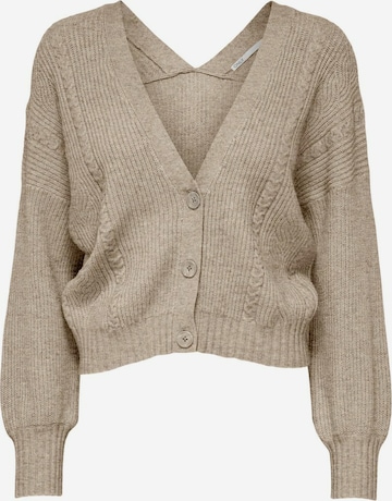 Cardigan ONLY en beige : devant