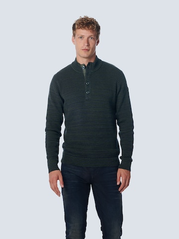 No Excess Sweater in Blue: front