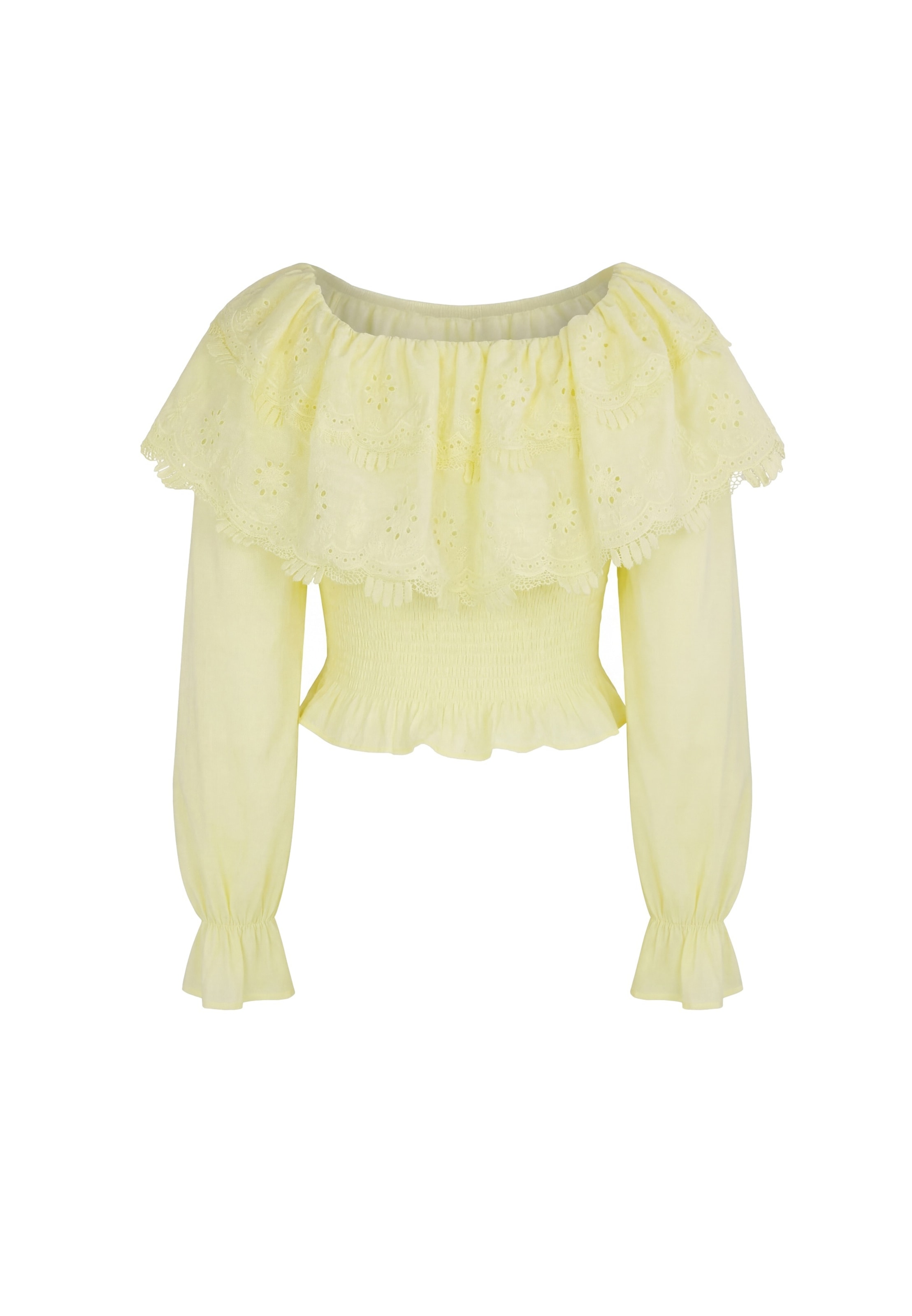 IZIA Bluse in XS in gelb, Produktansicht