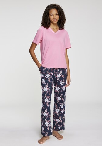 Pyjama LASCANA en rose : devant