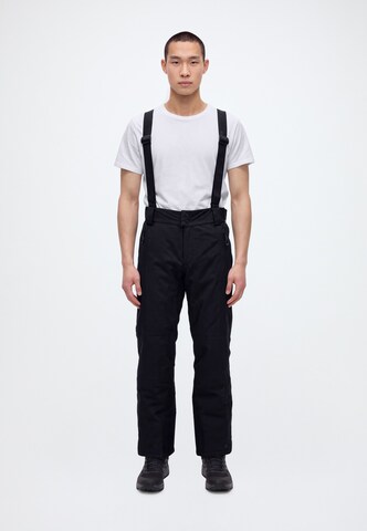 KILLTEC - regular Pantalón de montaña en negro: frente
