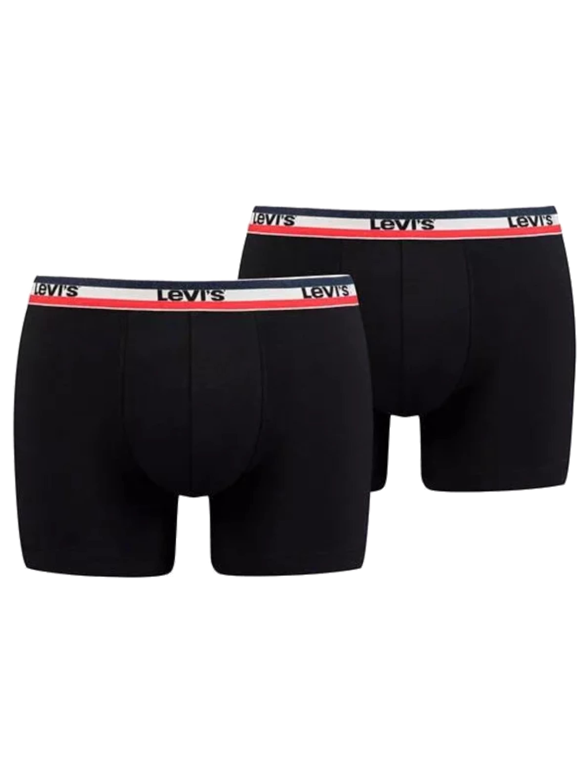 LEVI'S ® Boxershorts 'Levi's Boxer 2 Pairs Briefs'‌‌‌‌‌‌‌ in S in schwarz, Produktansicht