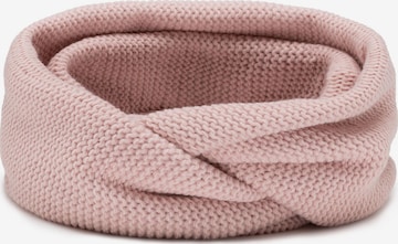 Écharpe tube '7103' Vivisence en rose : devant