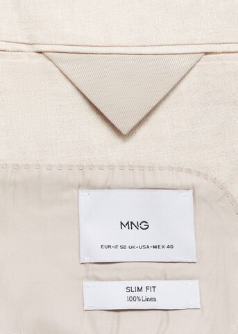 MANGO MAN Slim Fit Sakko 'Amalfi' in Beige