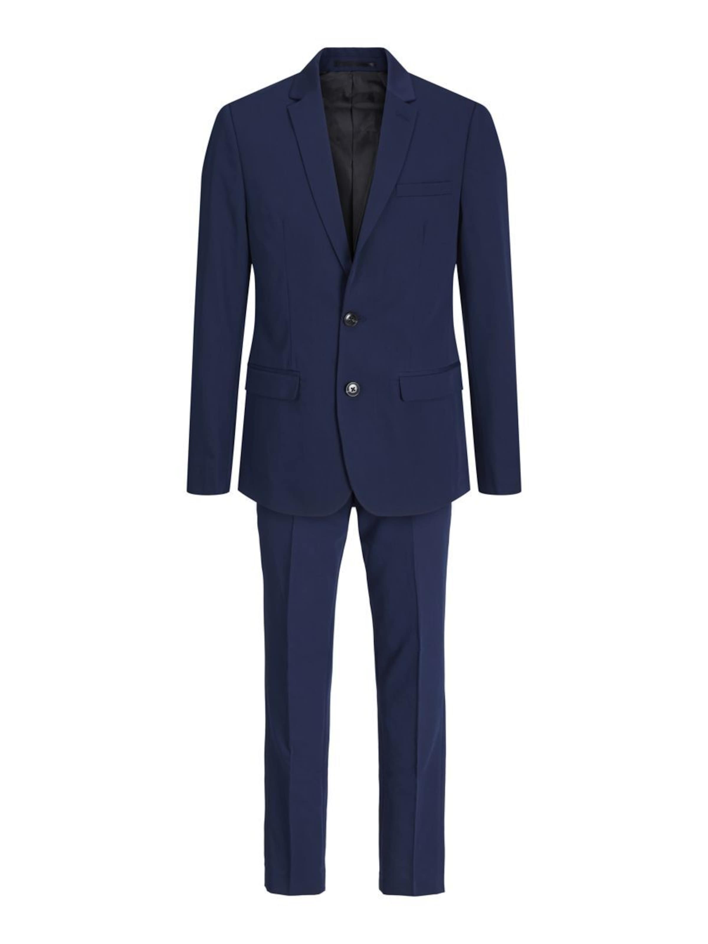 Jack & Jones Junior - regular Traje 'Solar' en azul: frente