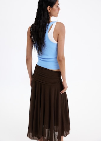 MANGO Top z naramnicami 'LAURA' | modra barva