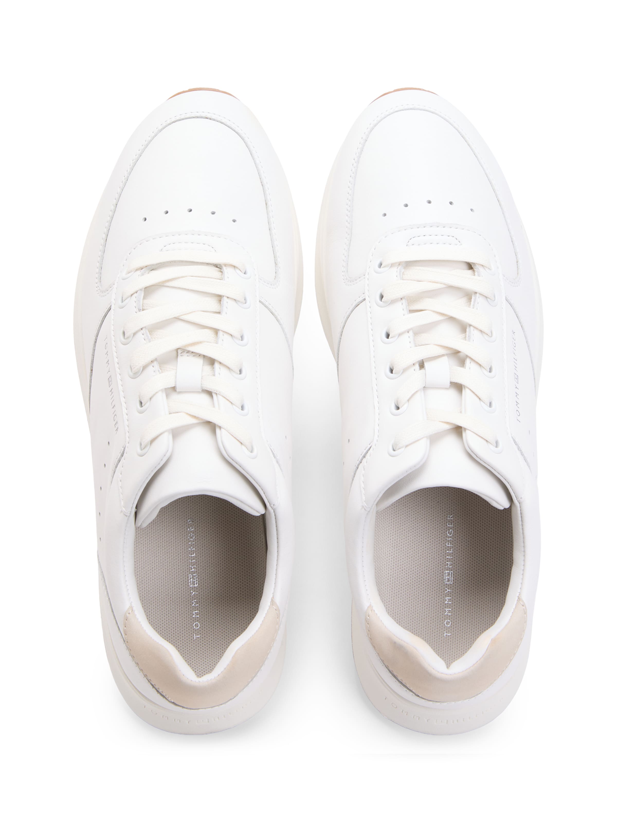 TOMMY HILFIGER Nizke superge 'Newport' | bela barva