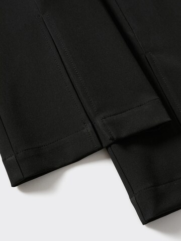 MANGO Normalny krój Spodnie w kant 'Anne' w kolorze czarny