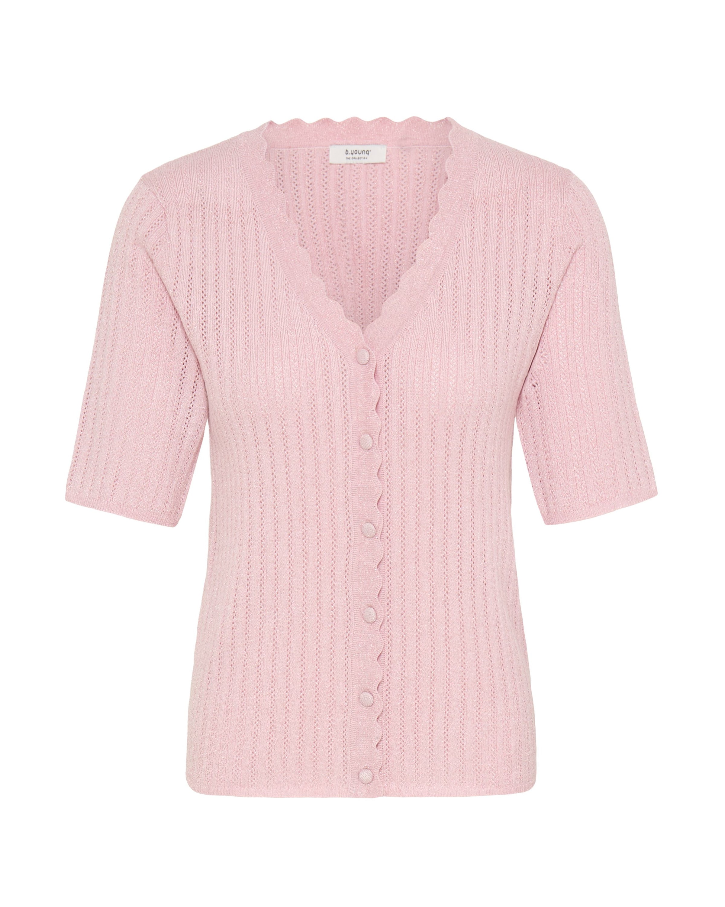 b.young Strickjacke in Pink: Vorderseite