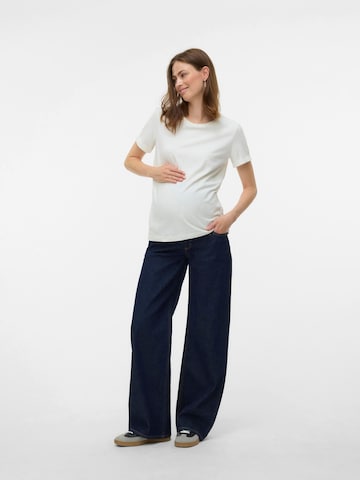 MAMALICIOUS Wide leg Jeans in Blauw