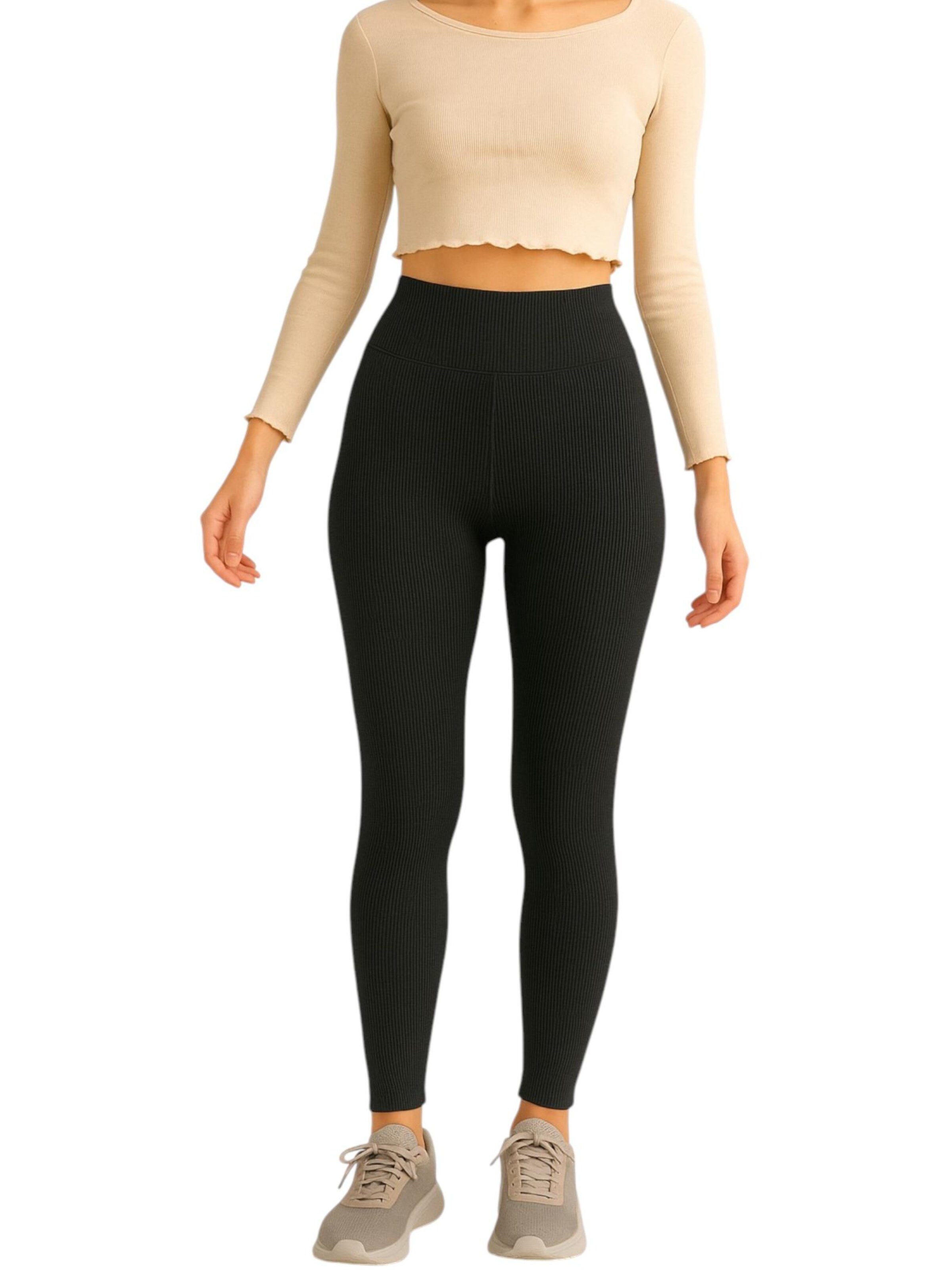 Skinny Leggings 'SOFTHEAT' fashionshowcase en noir