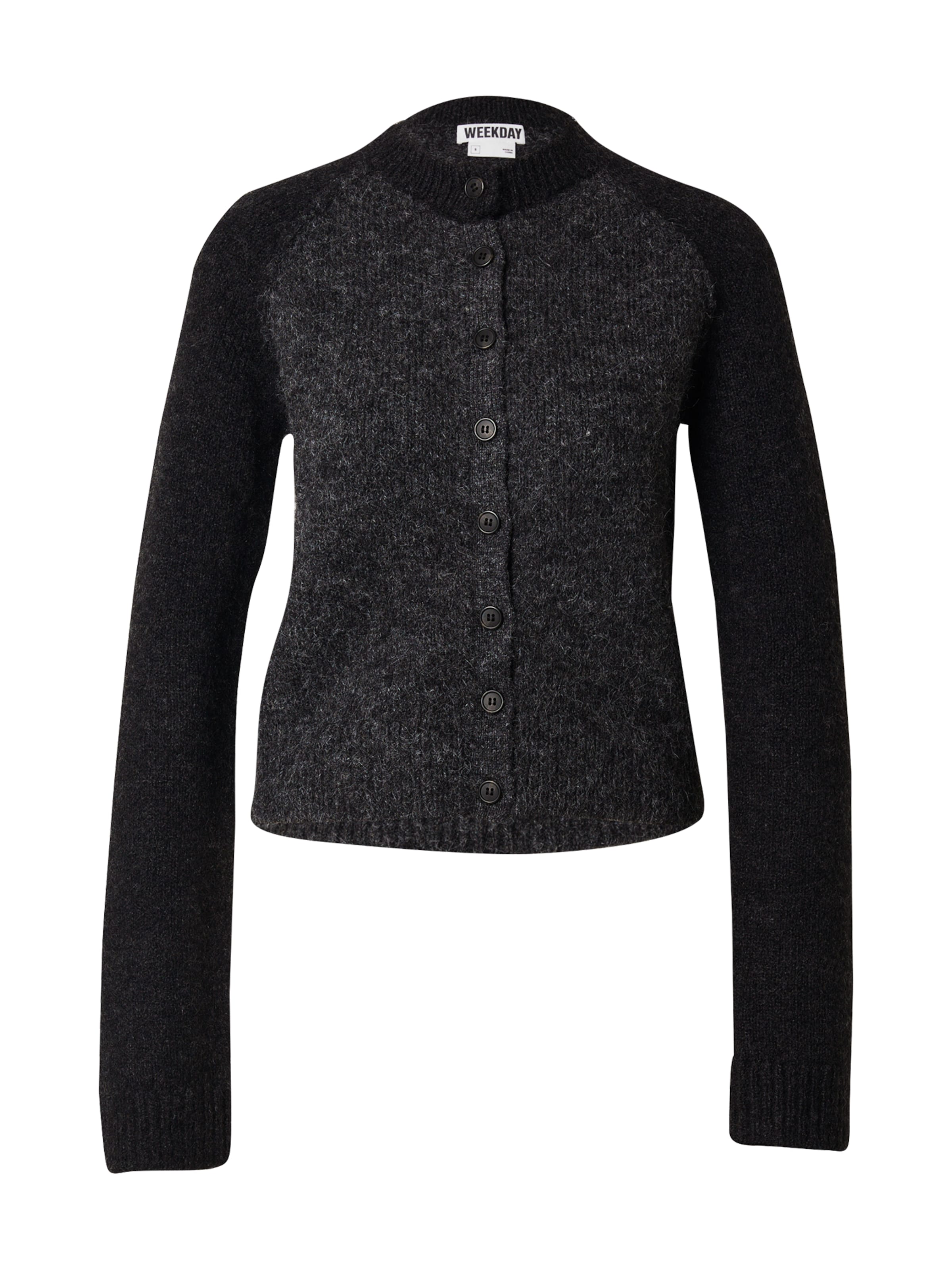 Cardigan WEEKDAY en gris : devant