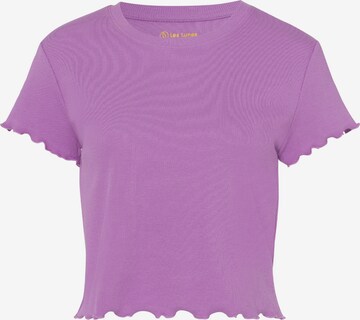 T-shirt 'April' Les Lunes en violet : devant