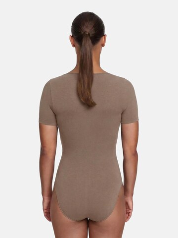 Body modelant 'T-Shirt Bodysuit Sculpting Shapewear mit Slip' cfab en marron