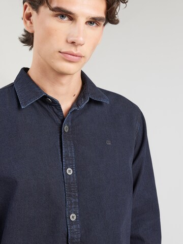 Regular fit Camicia 'Clean' di G-STAR in blu