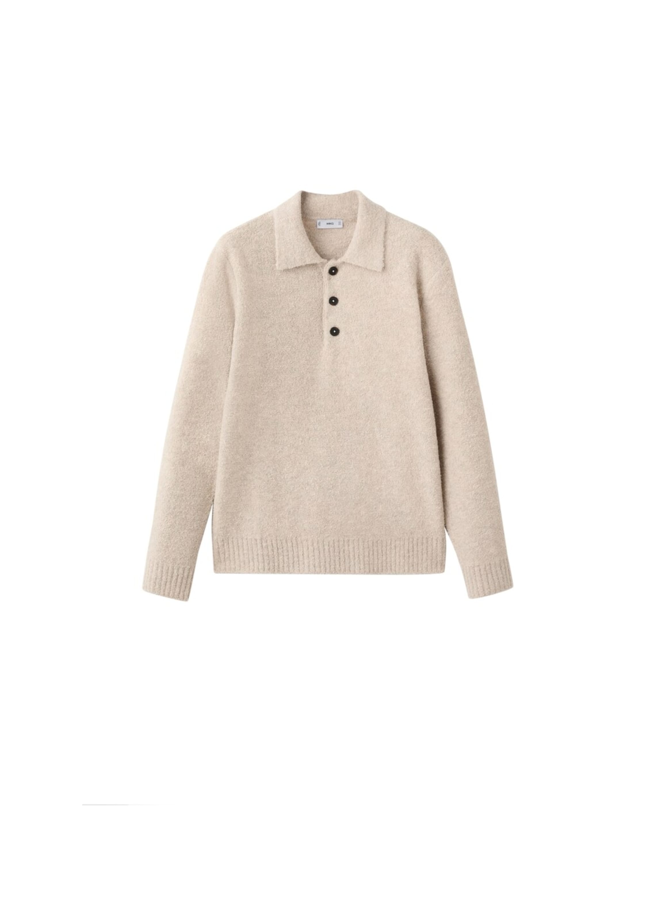 MANGO MAN Shirt 'Yago-i' in Beige: front