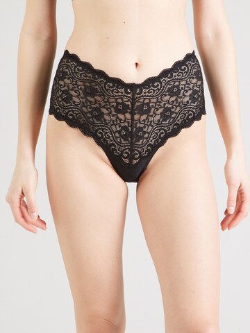 Slip 'Amourette' di TRIUMPH in nero: frontale