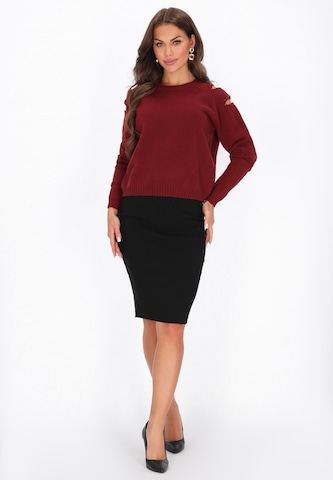 Pull-over faina en rouge
