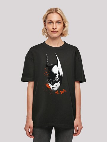 F4NT4STIC T-Shirt 'DC Comics Batman Arkham Bats Face' in Schwarz: predná strana
