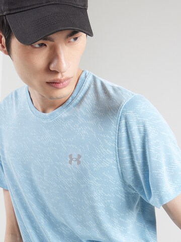UNDER ARMOUR Λειτουργικό μπλουζάκι 'LAUNCH CAMO' σε μπλε