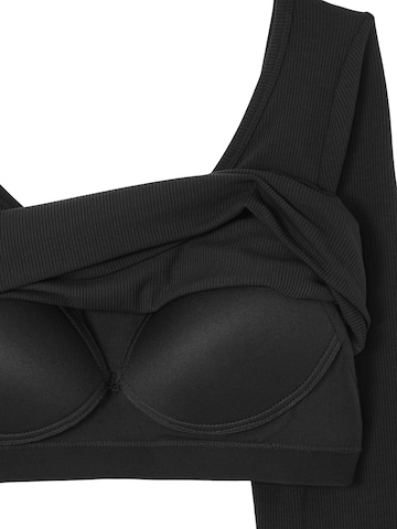 ETAM Slaapshirt in Zwart