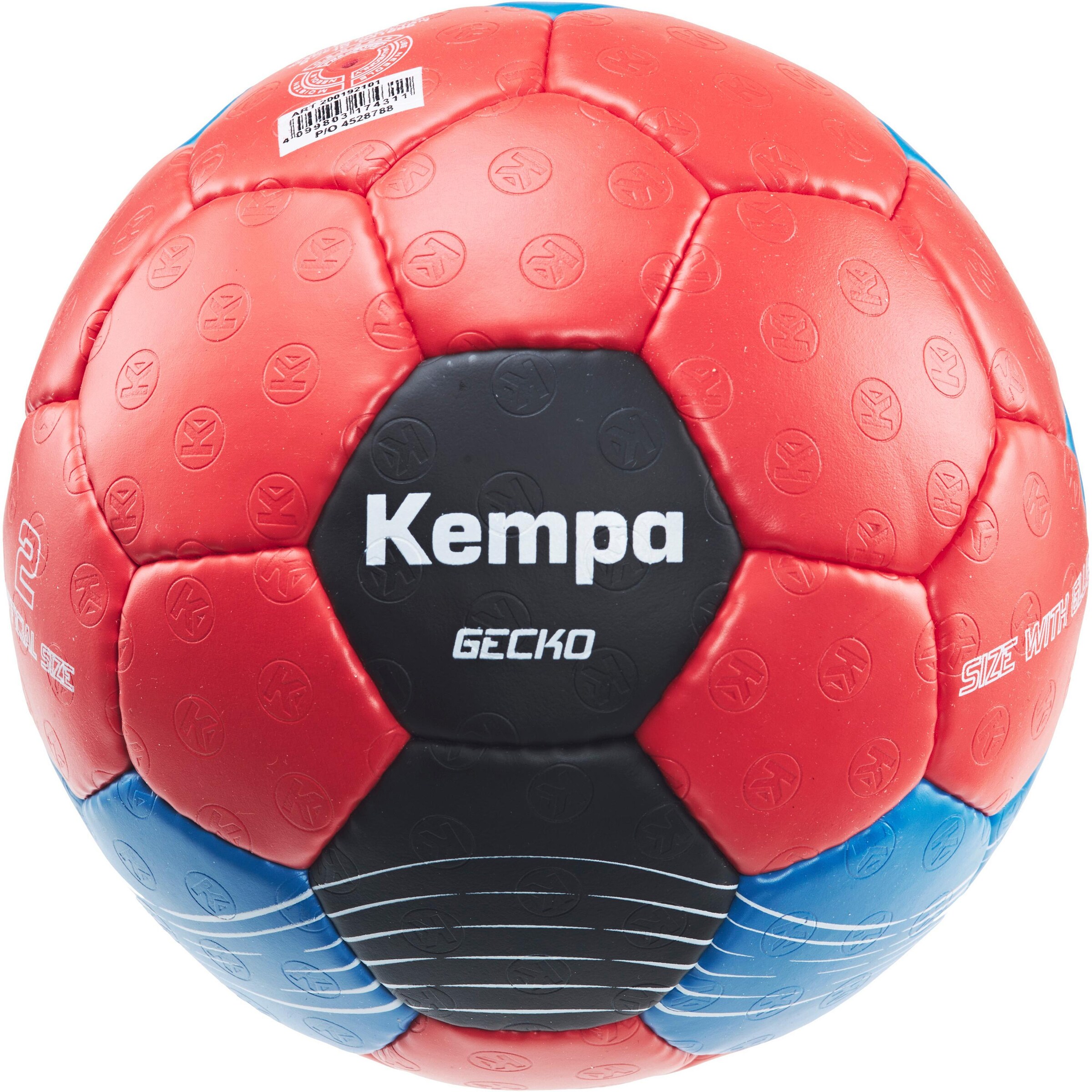 KEMPA Ball 'Gecko' in Red: front