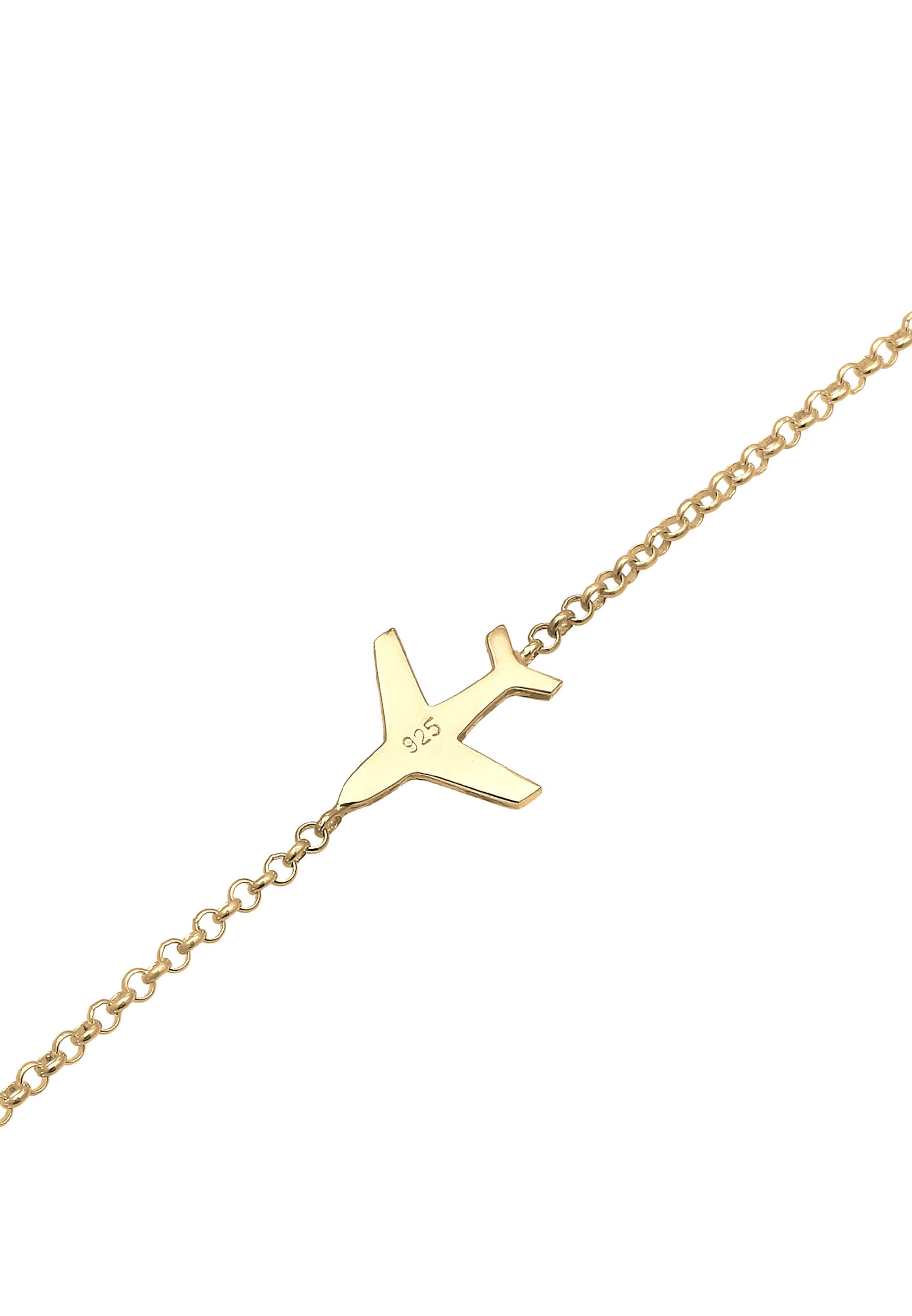 ELLI Βραχιόλι 'Flugzeug' σε χρυσό