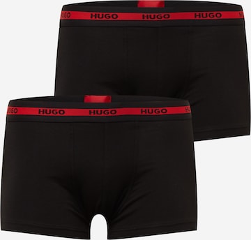 HUGO Red Boxer shorts in Black: front