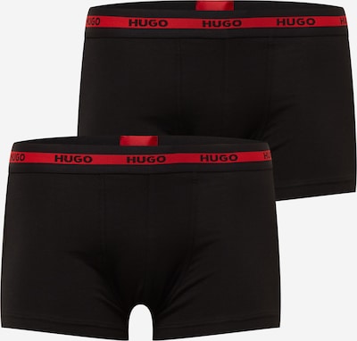 Boxeri HUGO Red pe roșu / negru, Vizualizare produs