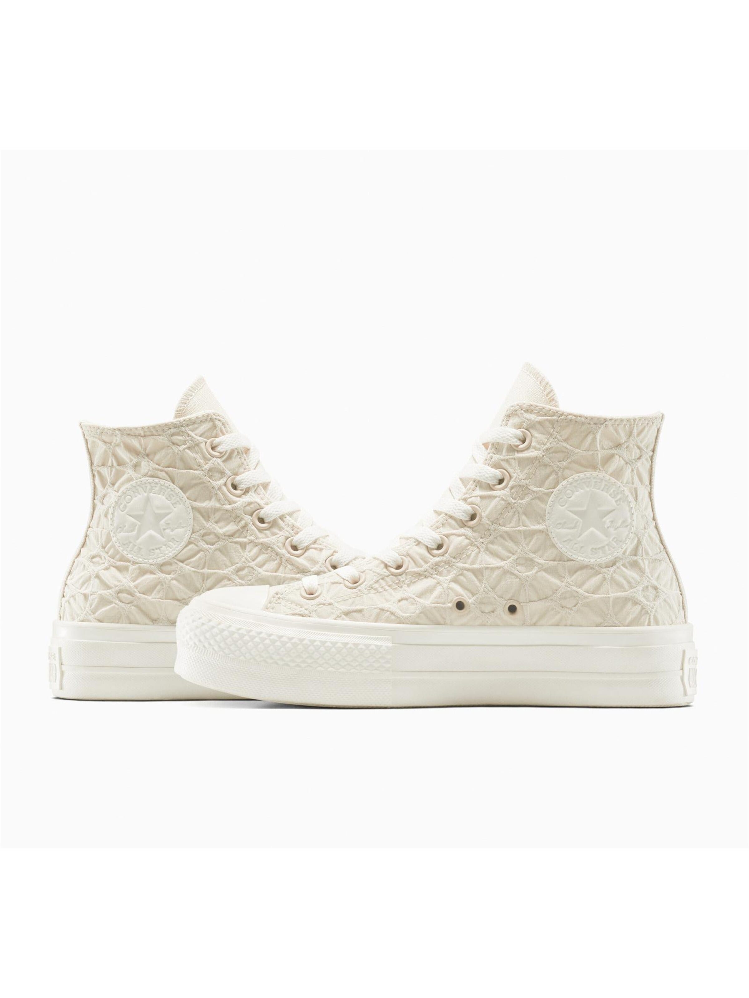 Sneaker bassa 'Converse Chuck Taylor All Star Lift Platform Textured Material' di CONVERSE in beige