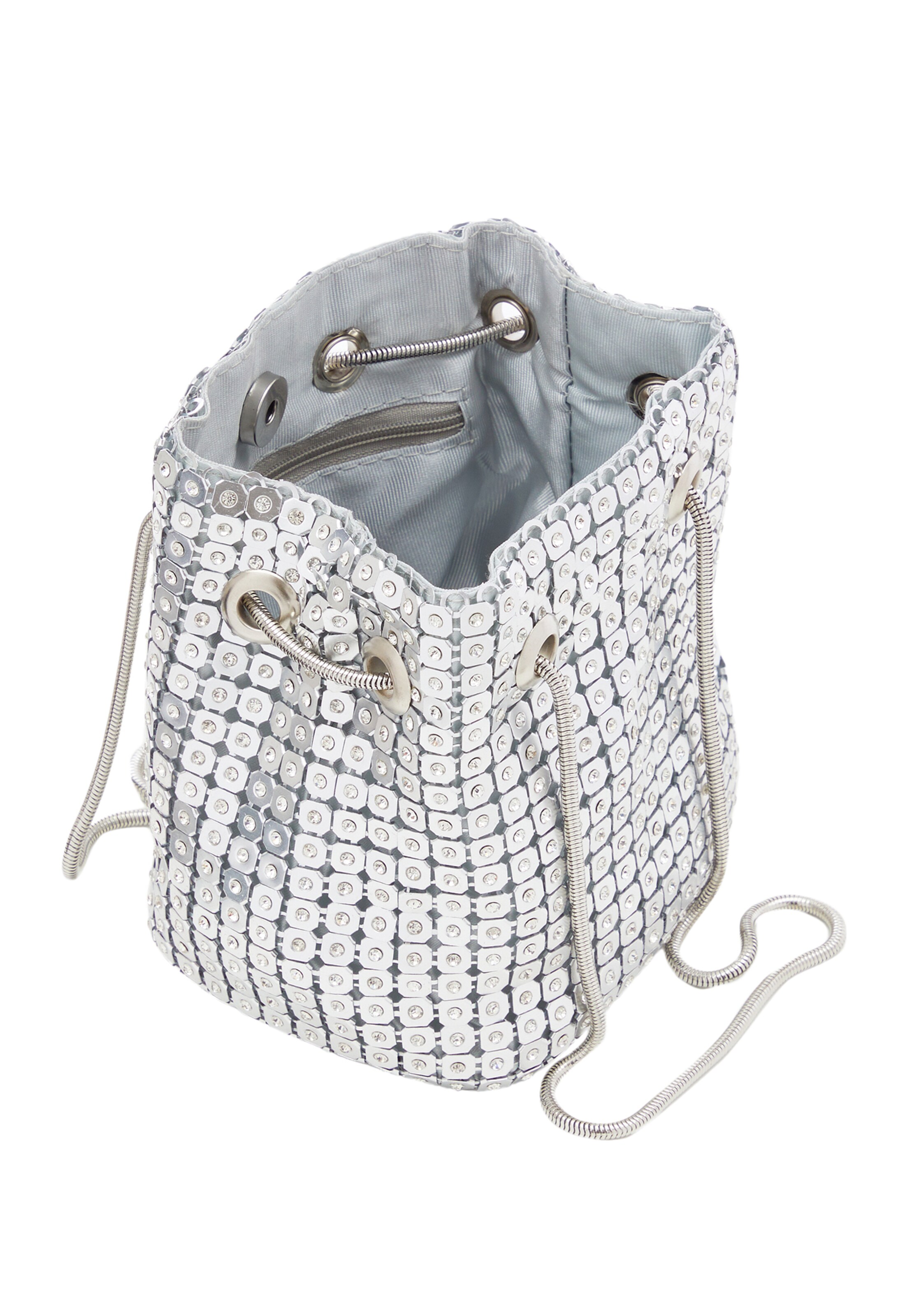 Poche ventrale faina en argent