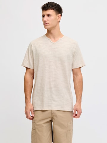 JJ Rebel Koszulka 'JREBWINDOM' w kolorze beżowy: przód