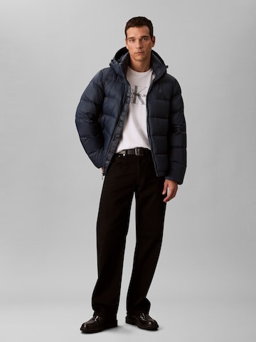Geacă de primăvară-toamnă de la Calvin Klein Jeans pe albastru