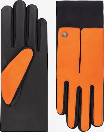 Roeckl Full Finger Gloves 'Stockholm' in Orange: front