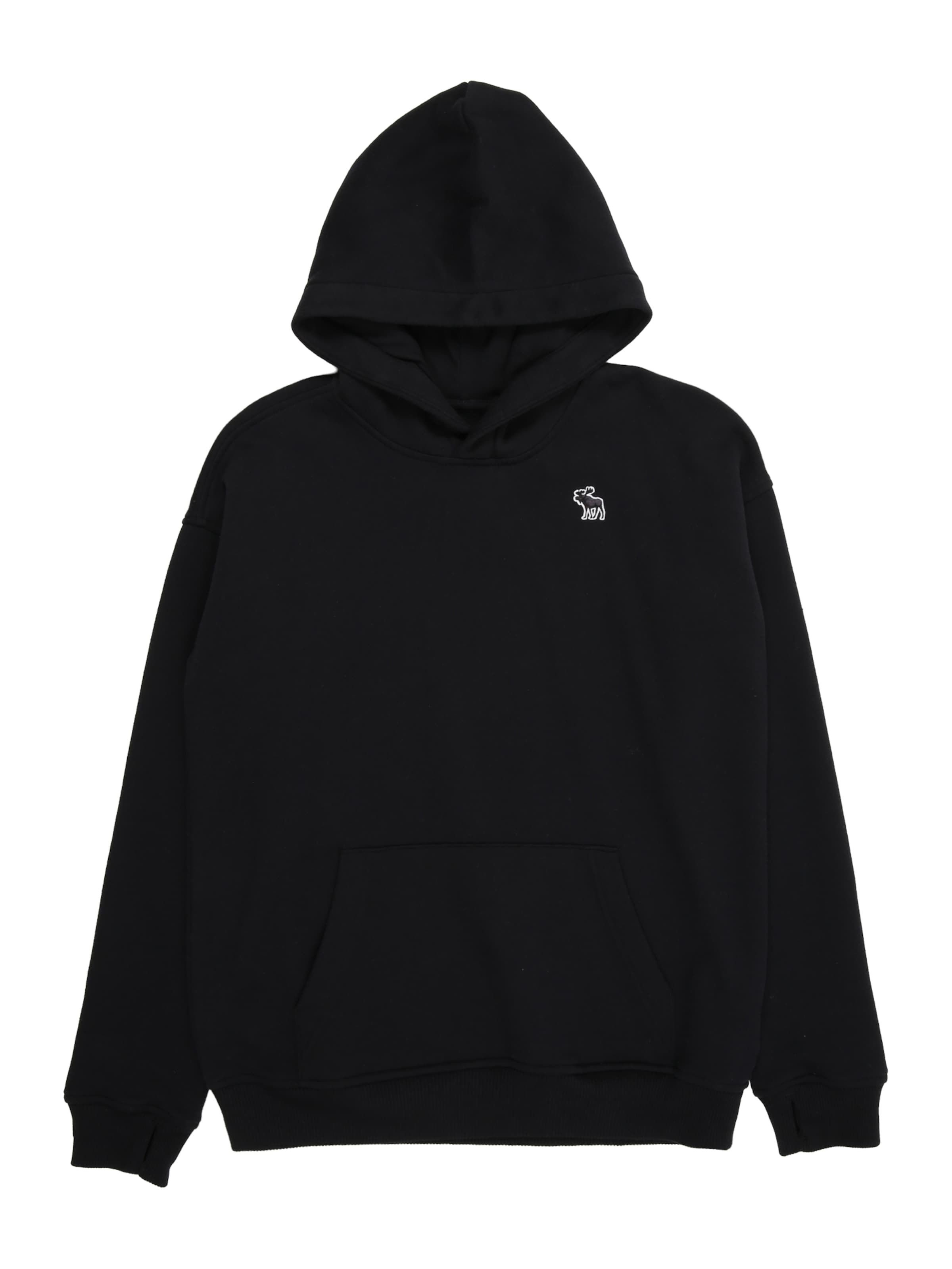 Abercrombie & Fitch Mikina 'ESSENTIALS FLEECE' – šedá: přední strana